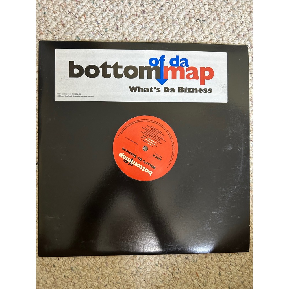 Bottom of da Map What's Da Bizness 12" Vinyl Single 2007 Universal Motown Record